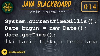 ⊙ Java Tutorial 