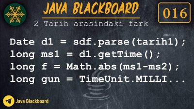 ⊙ Java Tutorial 