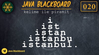 ⊙ Java Tutorial 