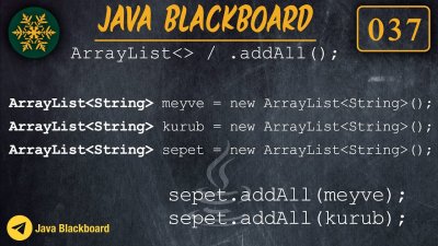 ⊙ Java Tutorial 