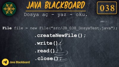 ⊙ Java Tutorial 